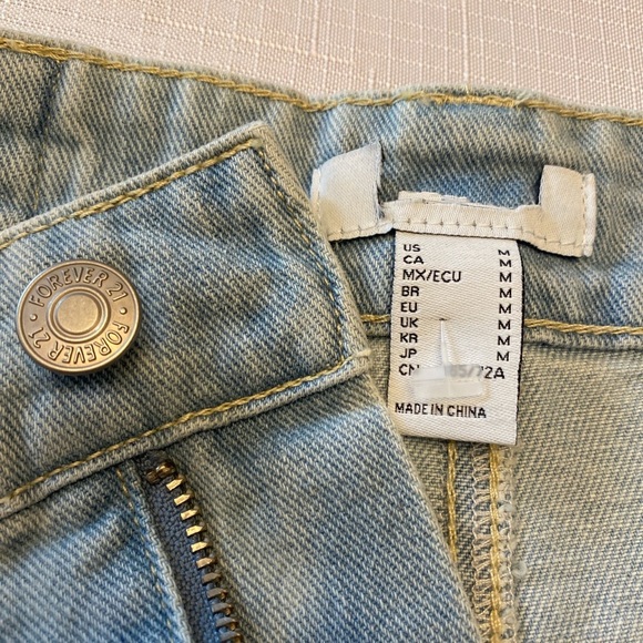 Forever 21 Blue Mini Skirt Casual - Picture 6 of 7